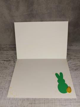Grußkarte Ostern Frühlingsduft Hasen handgemacht